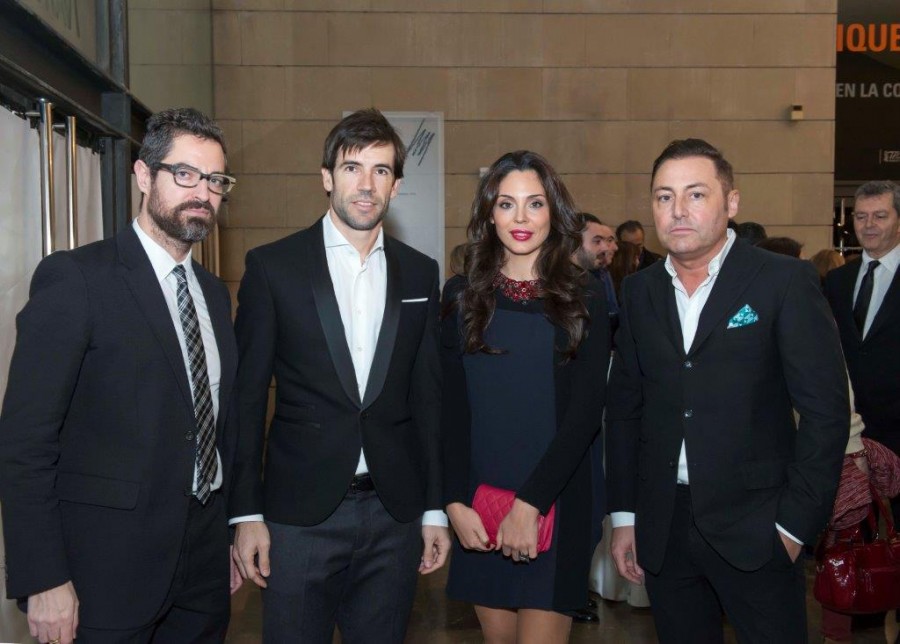Jarr, David Albelda, Vicen Fernandez y Jose Tamarit