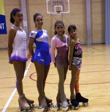Patinadores a un altre campionat