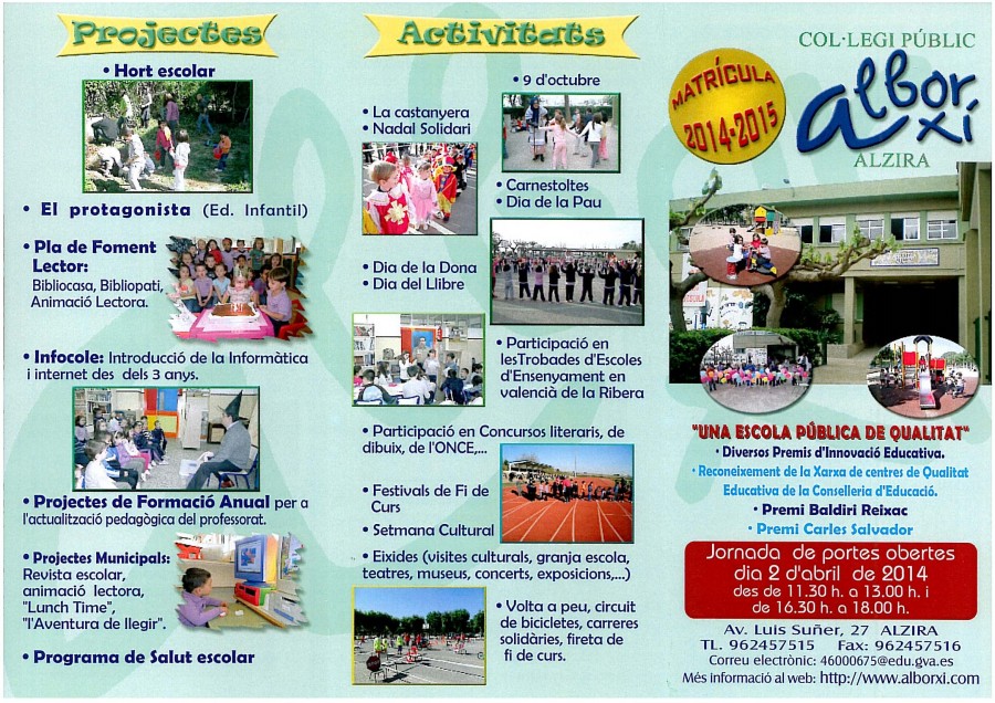 CEIP ALBORXI triptic I