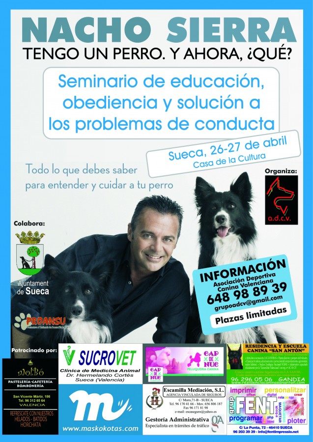 Cartel Seminario Nacho zona 1