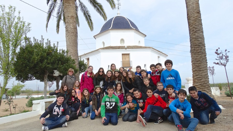 Escolares visita ermita Sant Bernat 1