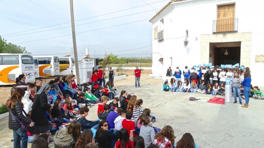 Escolares visita ermita Sant Bernat