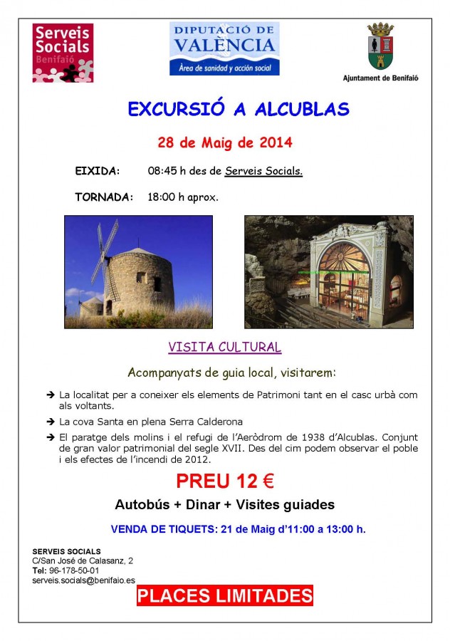 cartell publicitat Alcublas per el face