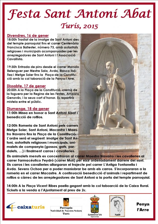 Cartel Sant Antoni 2015 – copia